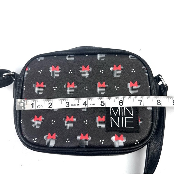 Danielle Nicole Disney Crossbody Bag Minnie Mouse Black Red Handbag New - Picture 9 of 11